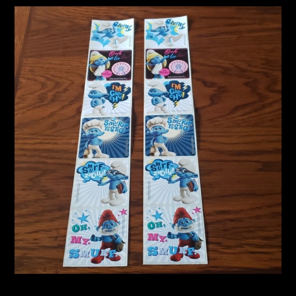 Smurf stickers bundle SandyLion